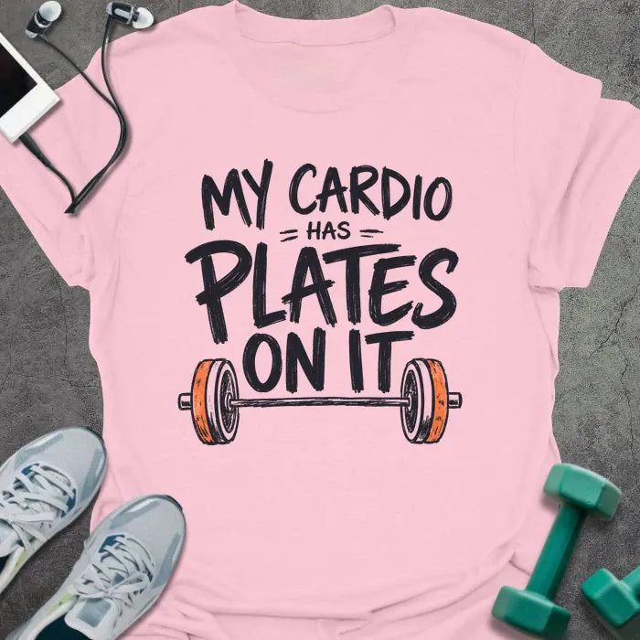 T-Shirt Light Pink / S Cardio Plates T-Shirt