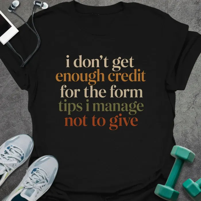 T-Shirt Black / S Form Tips T-Shirt