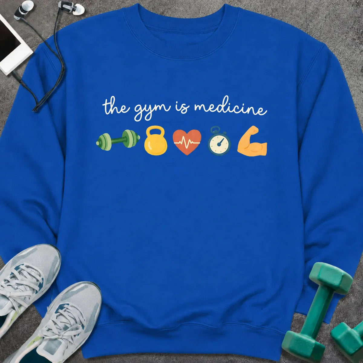 Sweatshirt S / Royal Gym Medicine Sweatshirt
