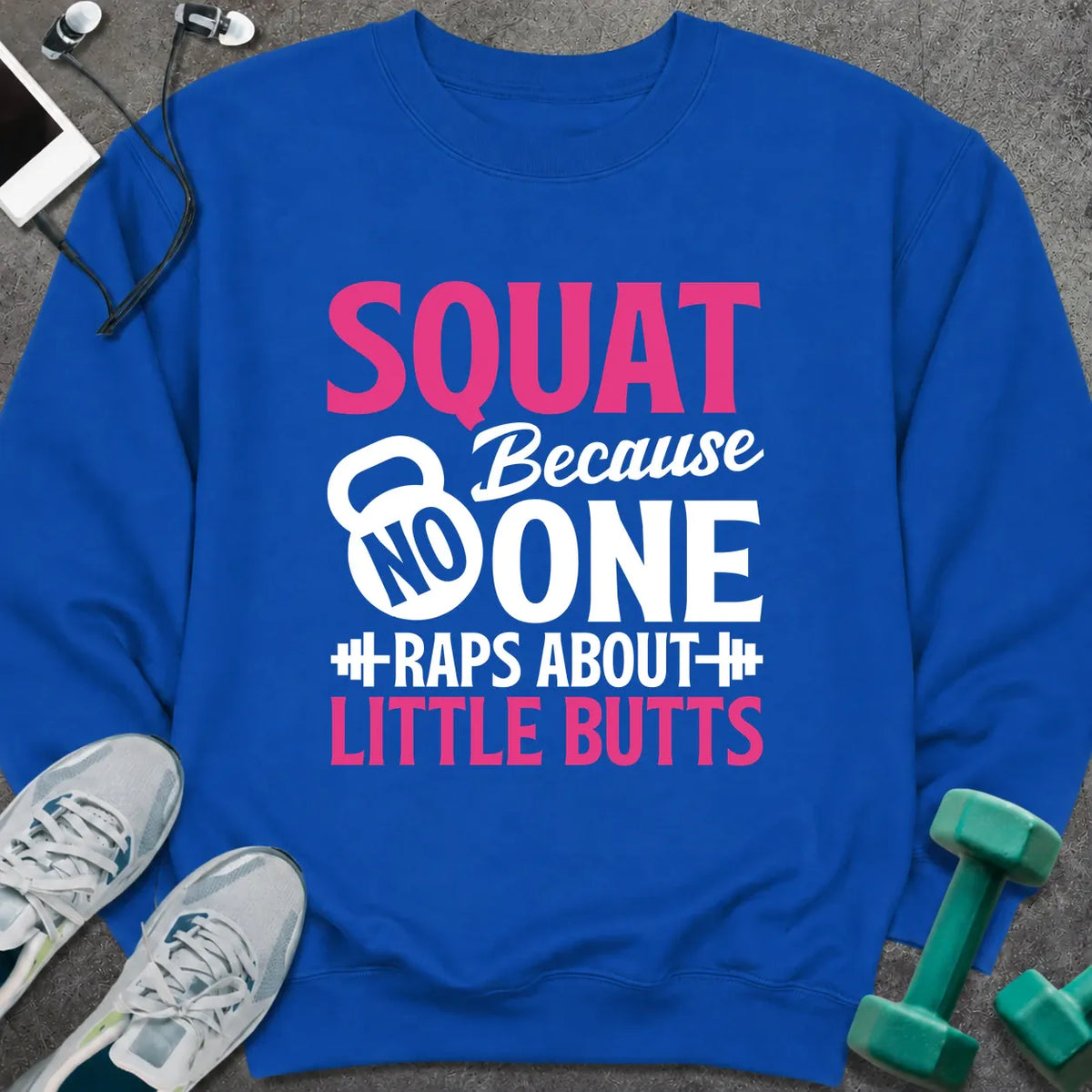 Sweatshirt S / Royal Nobody Raps Sweatshirt