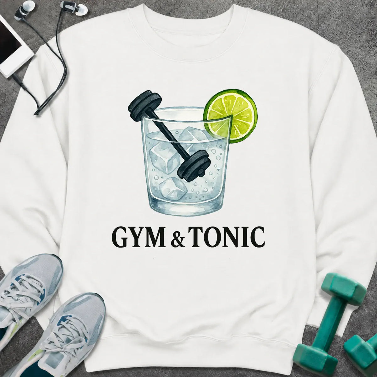Sweatshirt White / S Gym and Tonic Sweatshirt