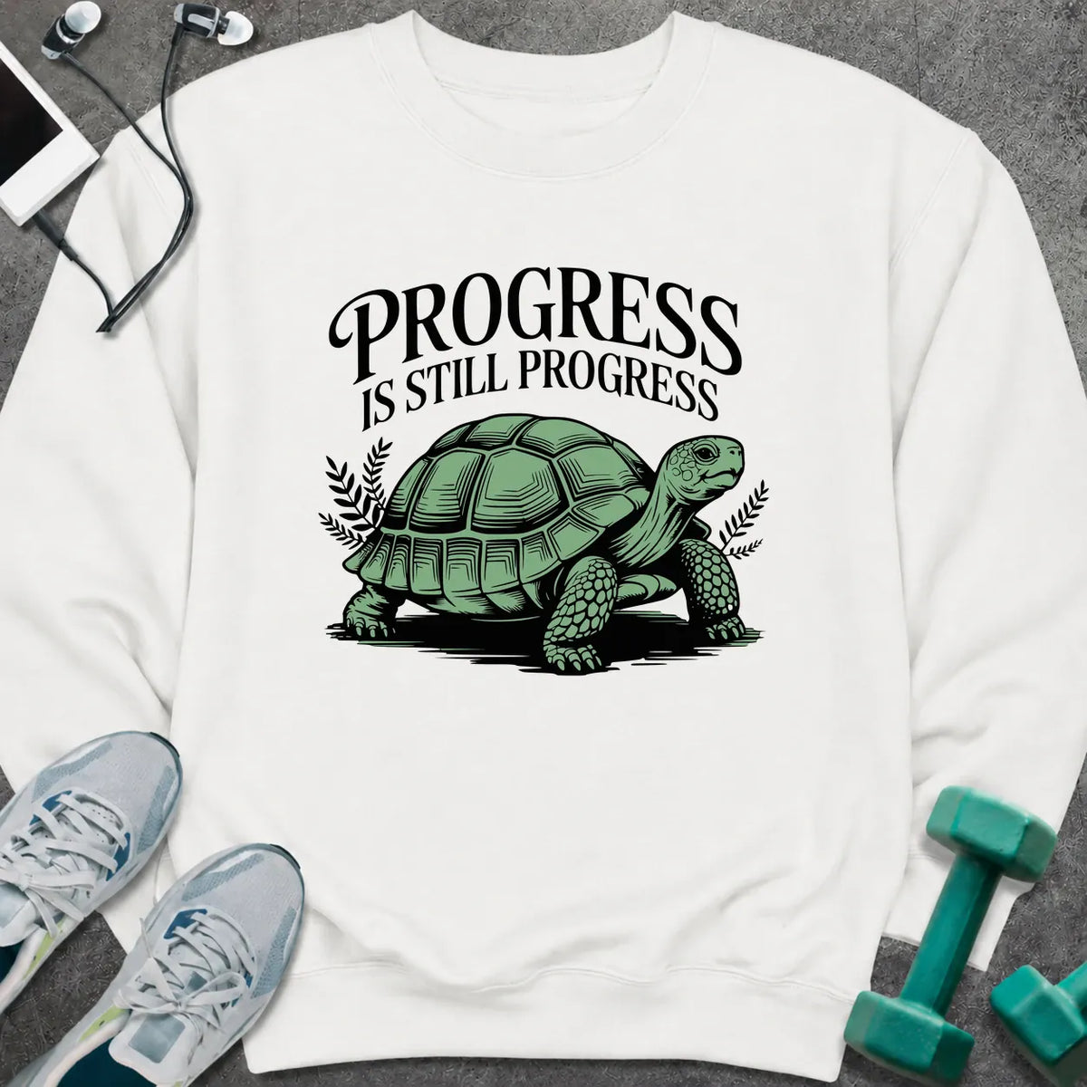 Sweatshirt White / S Progress Sweatshirt