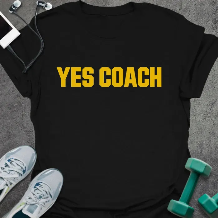 T-Shirt Black / M Yes Coach T-Shirt