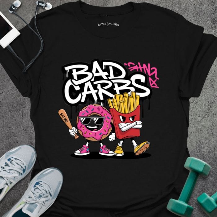 T-Shirt Black / S Bad Carbs T-Shirt