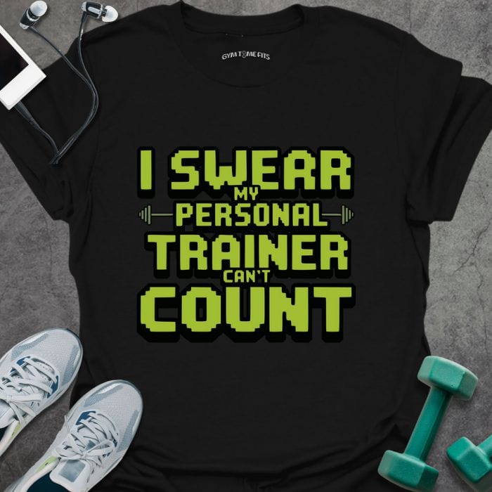 T-Shirt Black / S Can't Count Pixel T-Shirt