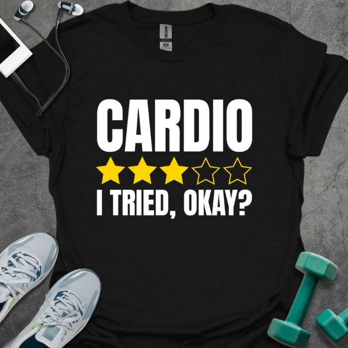 T-Shirt Black / S Cardio Review T-Shirt