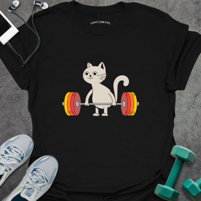 T-Shirt Black / S Cat Deadlift T-Shirt