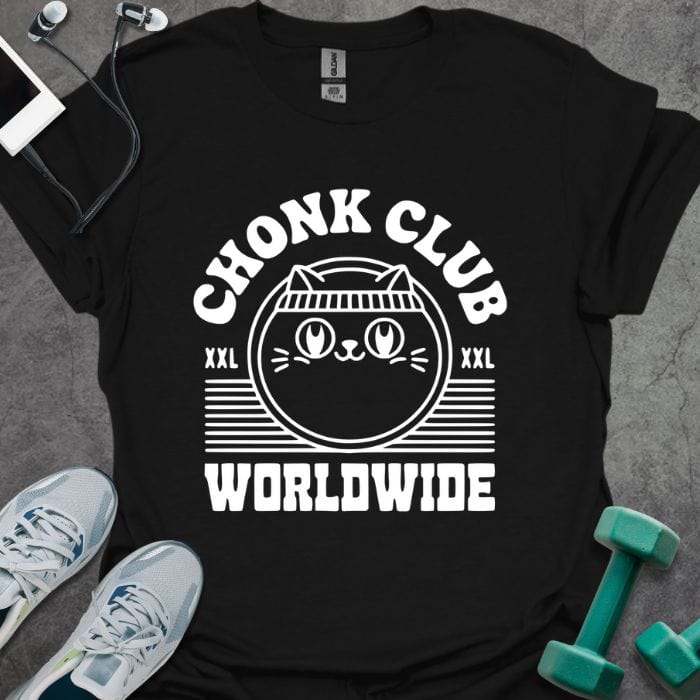 T-Shirt Black / S Chonk Club T-Shirt