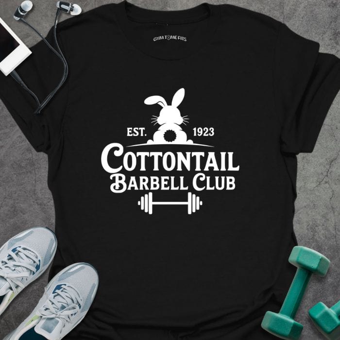 T-Shirt Black / S Cotton Tail Retro T-Shirt