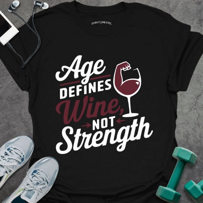 T-Shirt Black / S Defined Wine T-Shirt