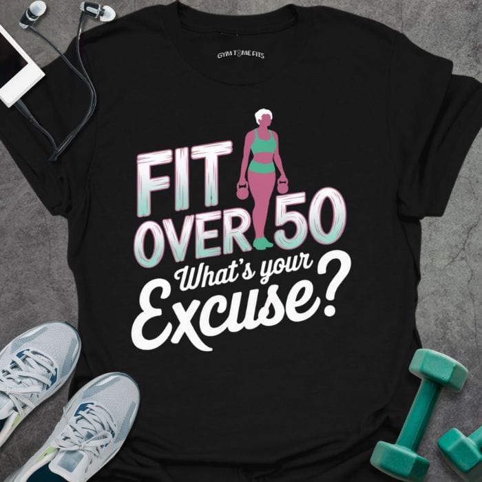T-Shirt Black / S Fit Over 50 T-Shirt