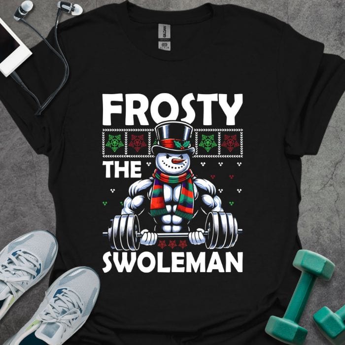 T-Shirt Black / S Frosty Swoleman T-Shirt