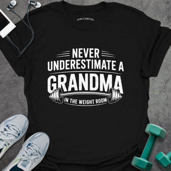 T-Shirt Black / S Grandma Weight T-Shirt