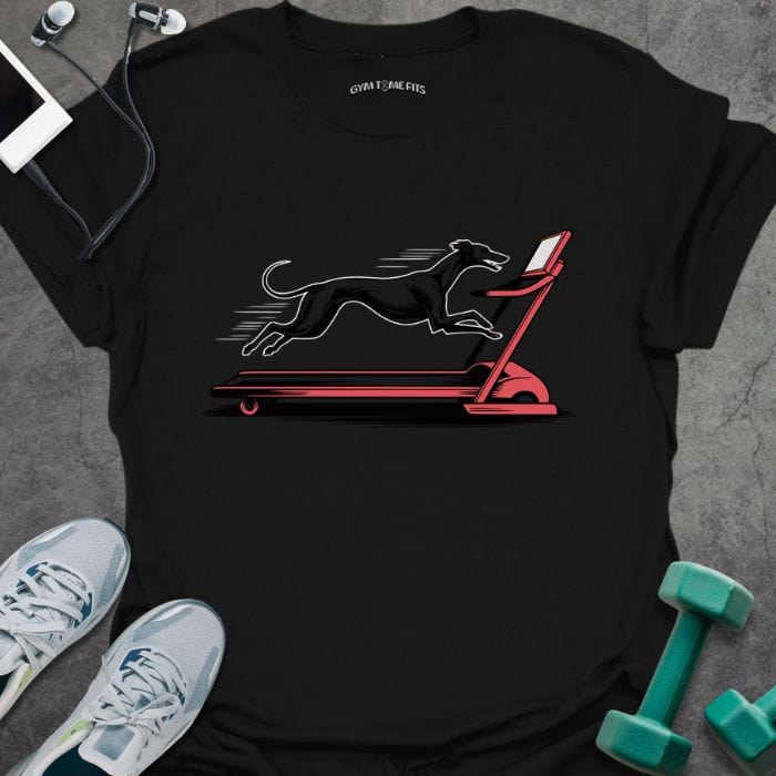 T-Shirt Black / S Grey Hound T-Shirt