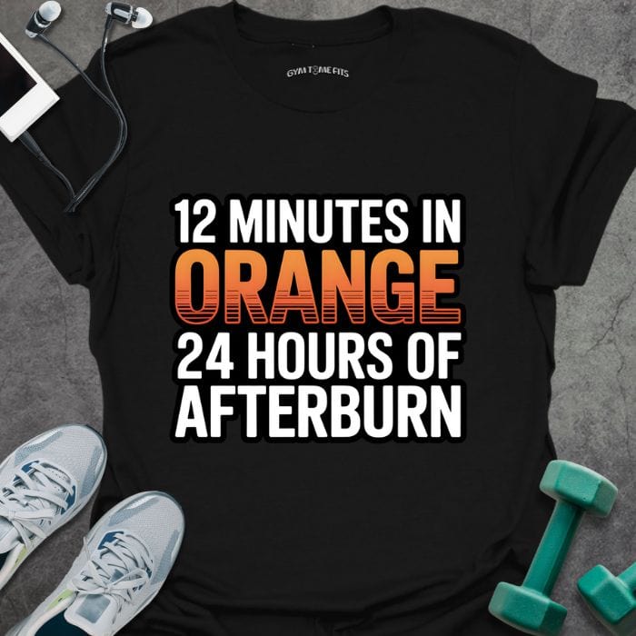 T-Shirt Black / S In Orange T-Shirt