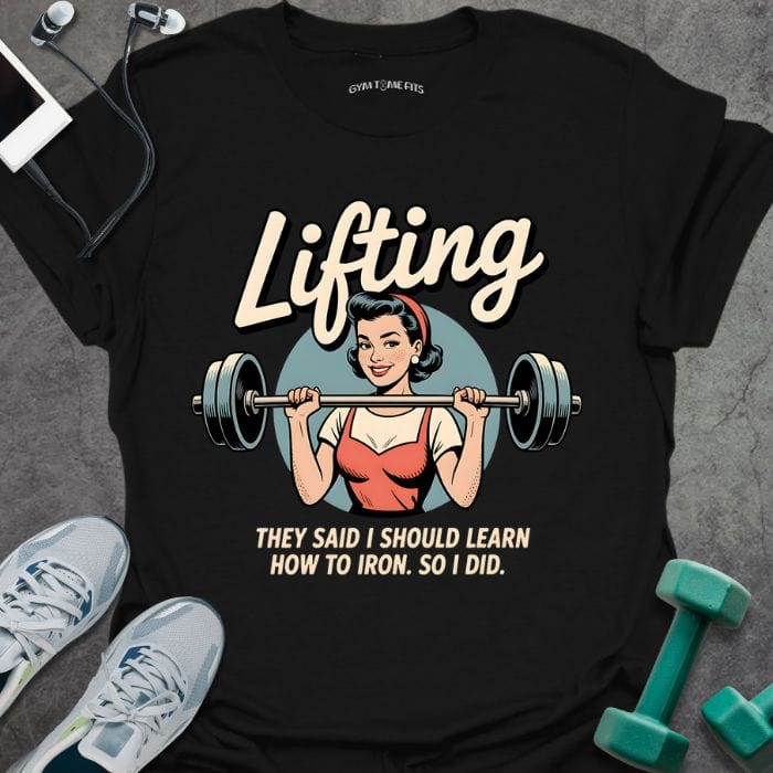 T-Shirt Black / S Learn to Iron T-Shirt