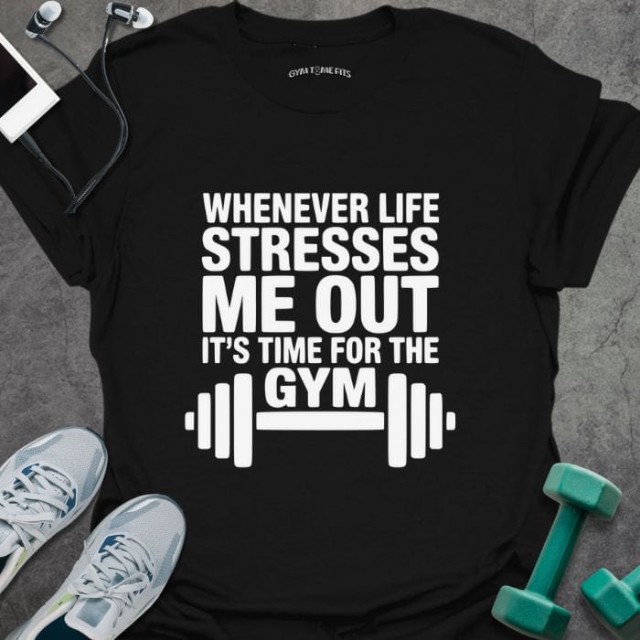 T-Shirt Black / S Life Stresses T-Shirt