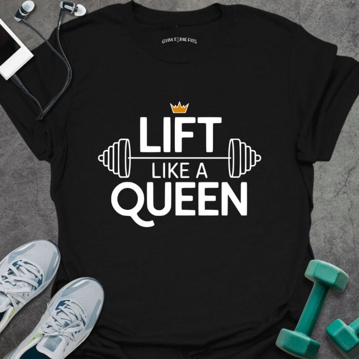 T-Shirt Black / S Lifting Queen T-Shirt