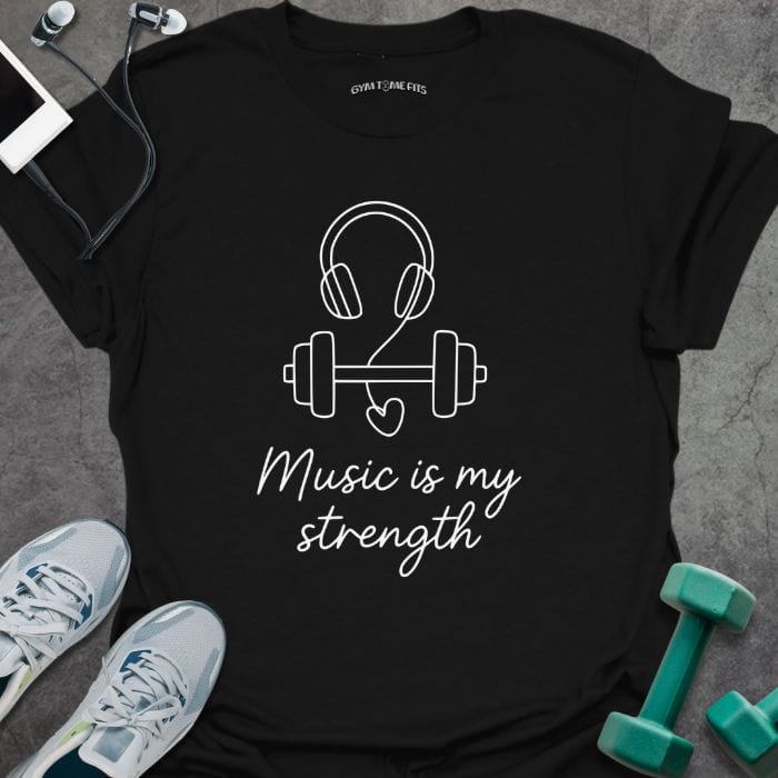 T-Shirt Black / S Music Is T-Shirt
