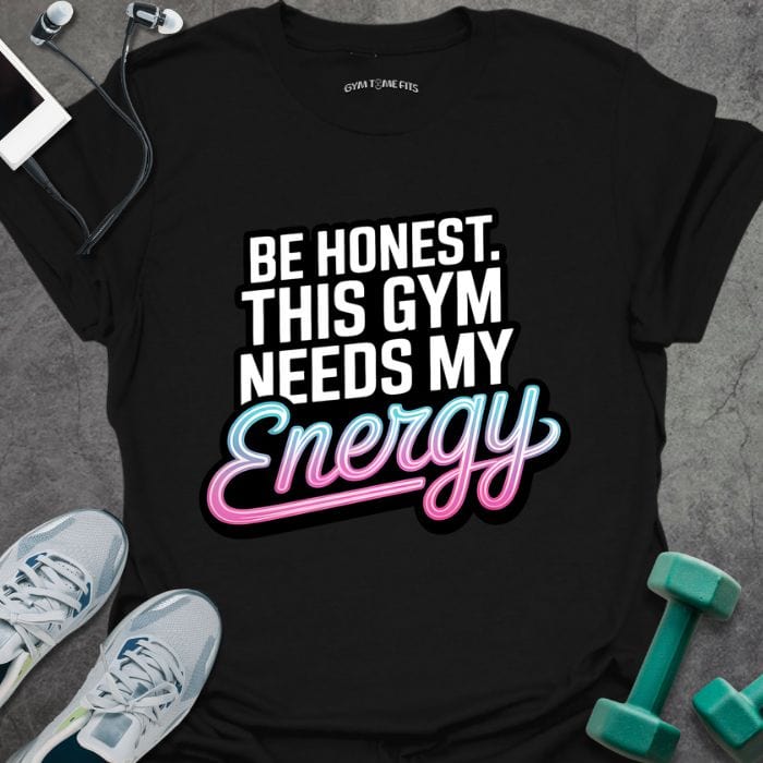 T-Shirt Black / S Needs My Energy T-Shirt