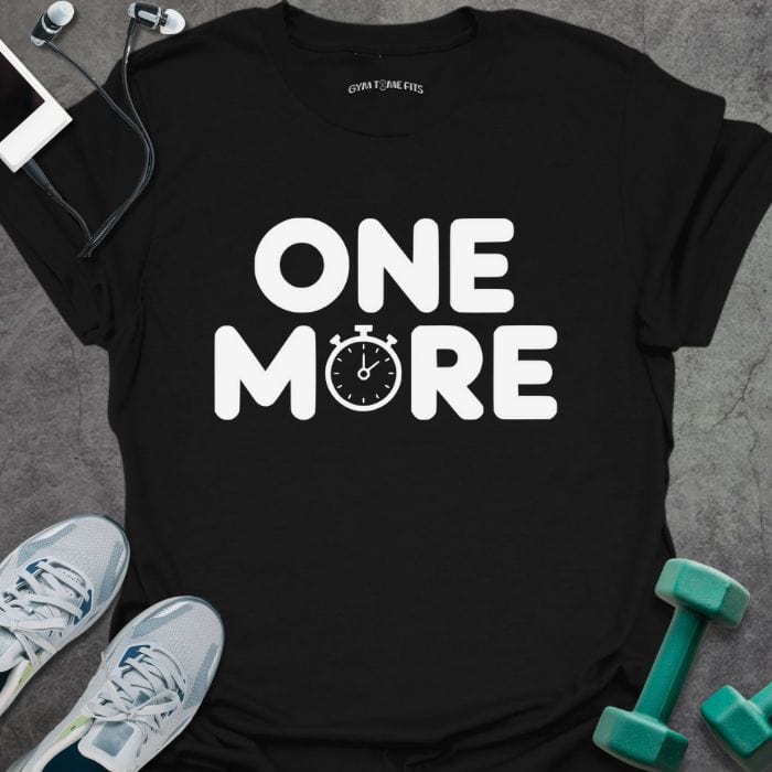 T-Shirt Black / S One More T-Shirt