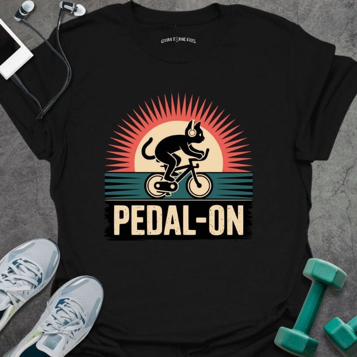 T-Shirt Black / S Pedal On T-Shirt