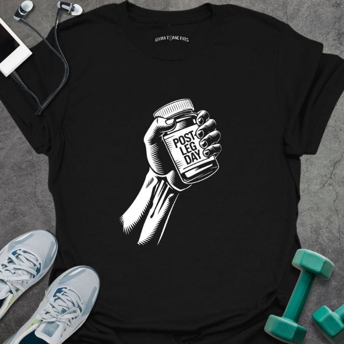 T-Shirt Black / S Post Leg Day T-Shirt
