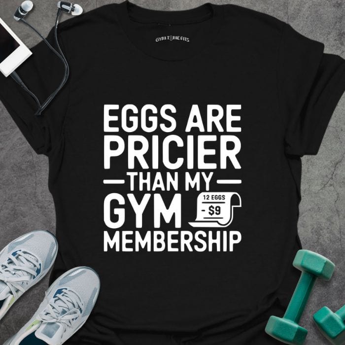 T-Shirt Black / S Pricey Eggs T-Shirt