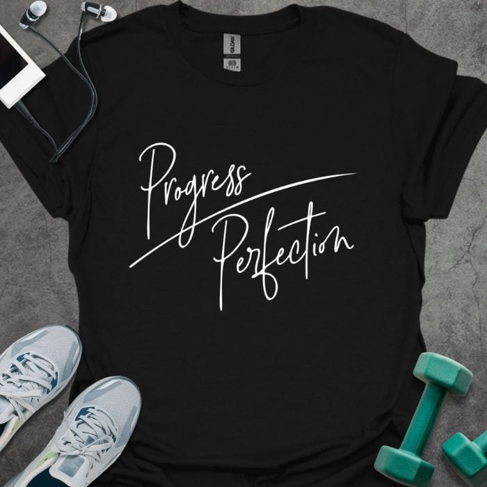 T-Shirt Black / S Progress/Perfection T-Shirt