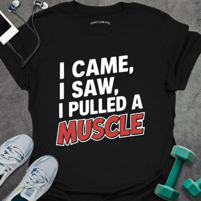 T-Shirt Black / S Pulled A Muscle T-Shirt