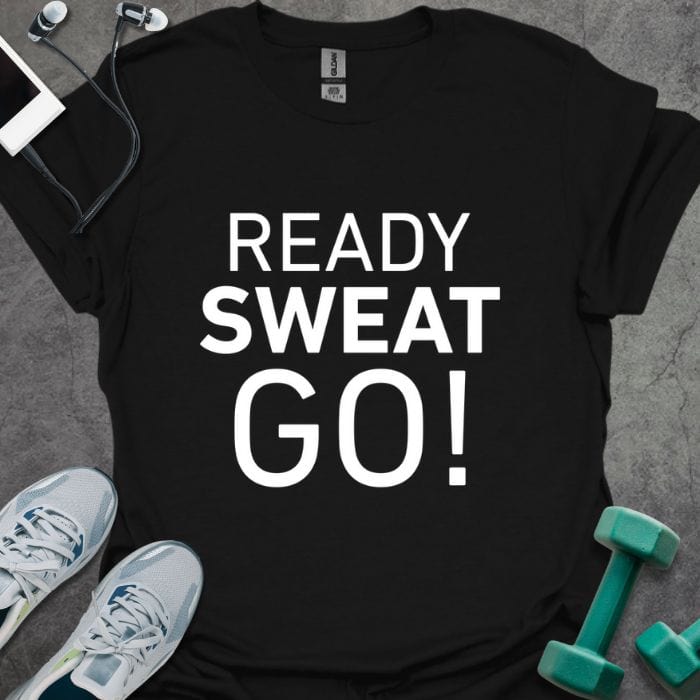 T-Shirt Black / S Ready Sweat Go T-Shirt