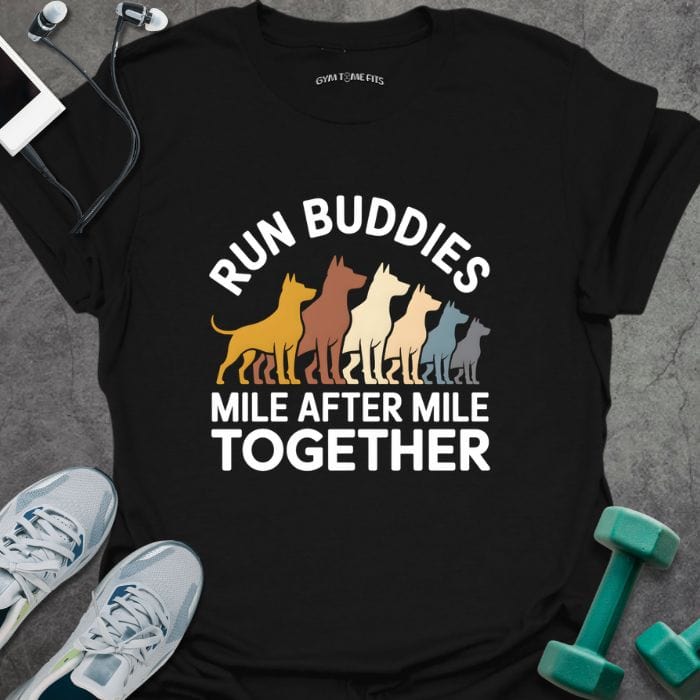 T-Shirt Black / S Run Buddies T-Shirt