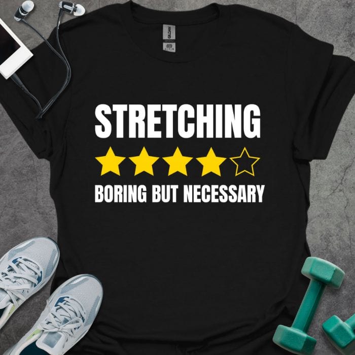 T-Shirt Black / S Stretching Review T-Shirt