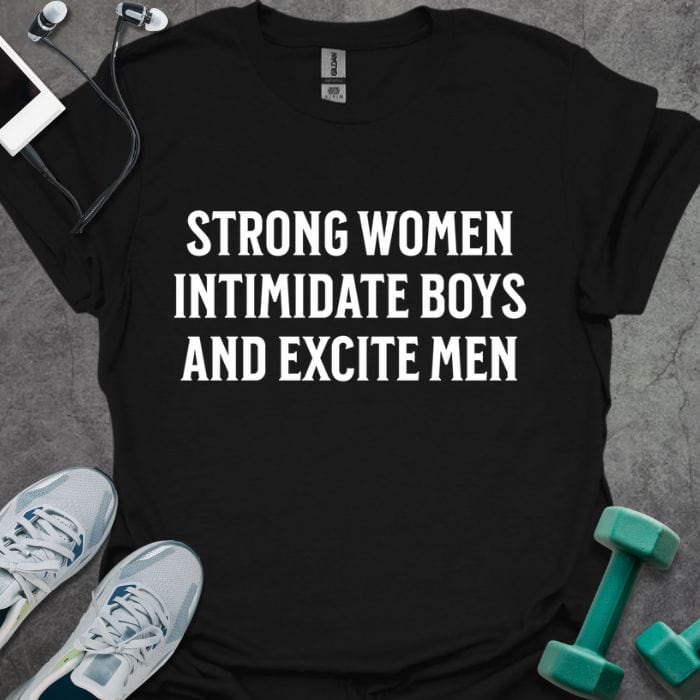 T-Shirt Black / S Strong Women T-Shirt