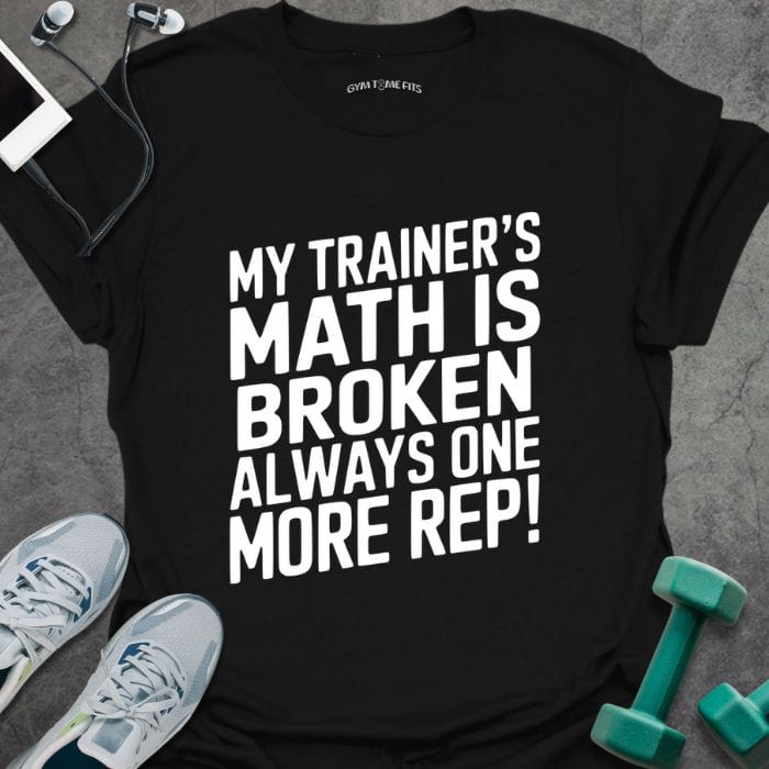 T-Shirt Black / S Trainer Math T-Shirt