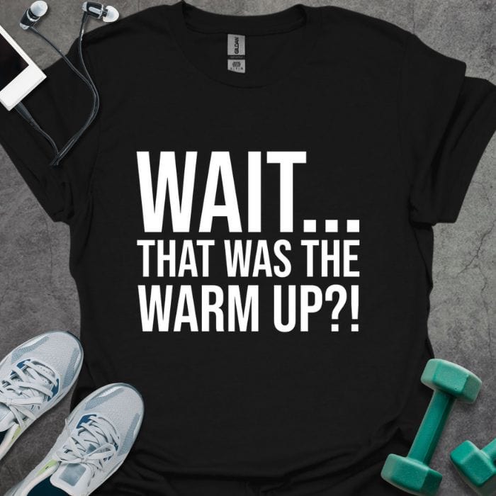 T-Shirt Black / S Wait Warm Up T-Shirt