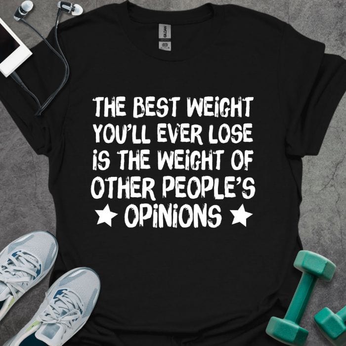 T-Shirt Black / S Weight Loss Opinion T-Shirt