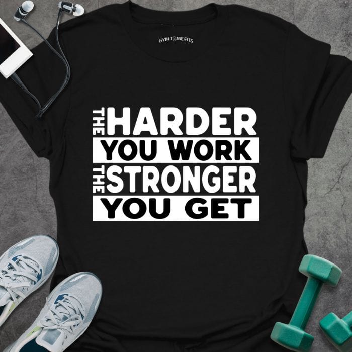 T-Shirt Black / S Work Harder T-Shirt