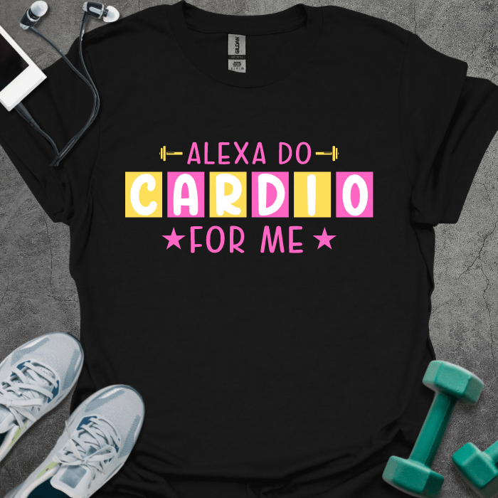 T-Shirt Black / XS Alexa Do Cardio T-Shirt