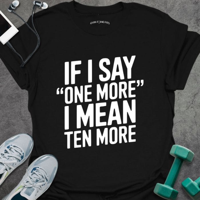 T-Shirt Black / XS One Means Ten T-Shirt