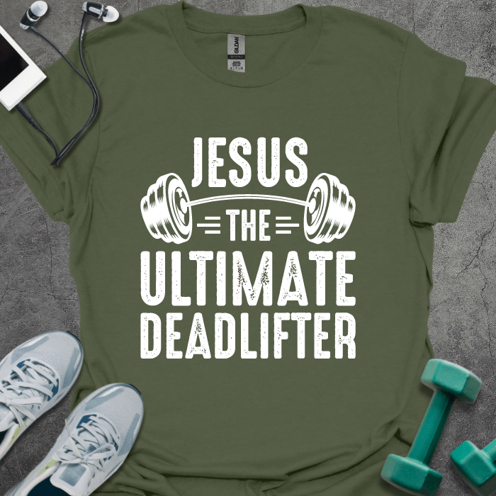 T-Shirt Grunge Jesus Deadlift T-Shirt