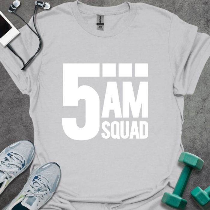 T-Shirt Ice Grey / S 5AM Squad T-Shirt