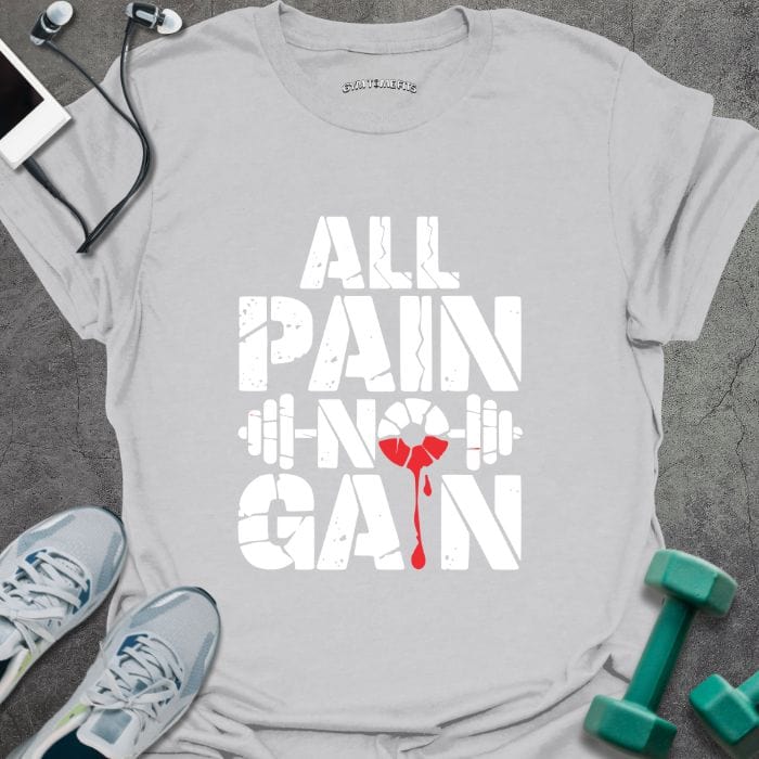 T-Shirt Ice Grey / S All Pain T-Shirt