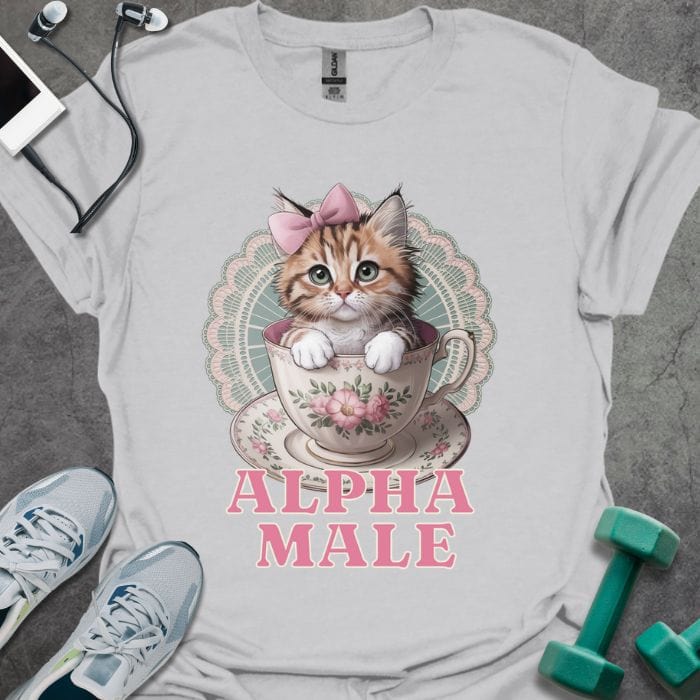 T-Shirt Ice Grey / S Alpha Male T-Shirt