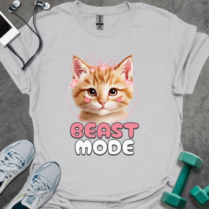 T-Shirt Ice Grey / S Beast Mode T-Shirt