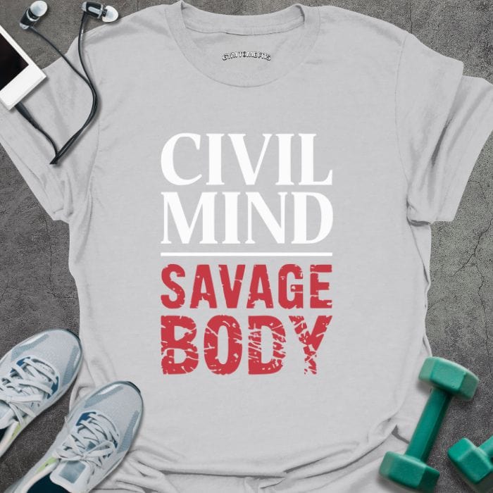 T-Shirt Ice Grey / S Civil Mind T-Shirt