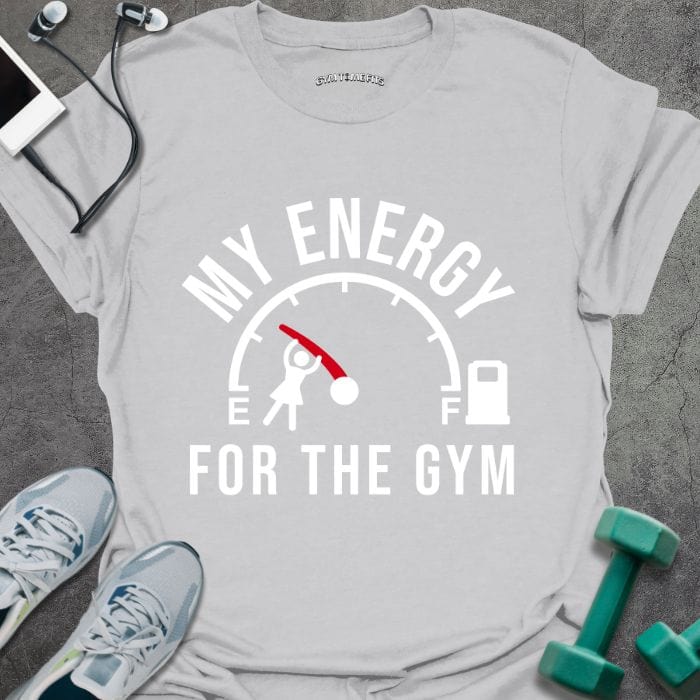 T-Shirt Ice Grey / S Energy For Gym T-Shirt