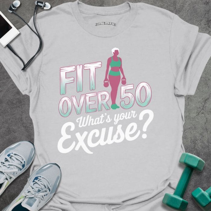 T-Shirt Ice Grey / S Fit Over 50 T-Shirt
