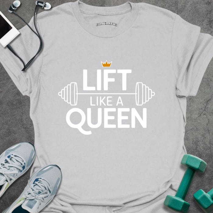 T-Shirt Ice Grey / S Lifting Queen T-Shirt