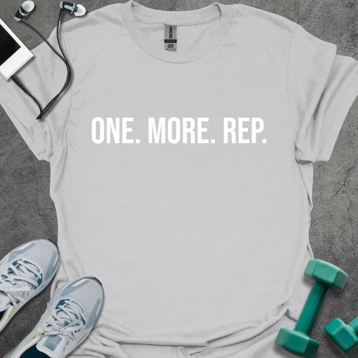 T-Shirt Ice Grey / S One. More. Rep. T-Shirt